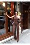 Leopard Pattern Viscose Fabric Trousers - 4
