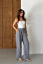 Muslin Linen Wide Leg Palazzo Trousers - 2