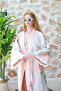 3 Layers of Muslin Woven 100% Cotton Frida Kahlo Pattern Kimono, Kaftan, Bathrobe, Dressing Gown, Beachwear - 3