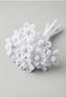 100 Pieces of White Chenille 30cm, Fuzzy Plush Velvet Wire, Handicraft, Flower, Gift, Decoration, School, Event - 4