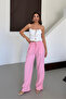 Women's Wide Leg Palazzo Pants with Pockets - 5