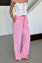 Women's Wide Leg Palazzo Pants with Pockets - 7