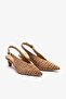 Winky Sigaro Suede Leather Women's Perforated Heeled Shoes - 5