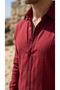 Men's Dobby Half Oversize Muslin Shirt - 3