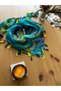Floral Batik Patterned Soft and Cuddly Kare Shawl That Wraps You in Love, with Tassels - 2