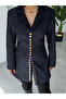 Premium Design Gold Studded Blazer Jacket - 3
