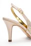Women's Stylish Patterned Special Edition Pointed Toe Open Back Evening Dress Shoes - 4