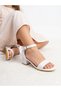 Girls' White Color Shiny Glitter Comfortable Fit Heel-Stylished Elegant Dress Shoes with Bows - 3