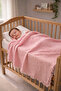 4 Layer Muslin Baby Blanket, 100X130 Tassel Detailed, Cotton, Breathable Soft Texture, Baby Blanket - 5