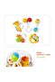 - Baby Rattle Toy 5Pc Gift Set With Sensory Ball - Red/Yellow - 5