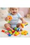 - Baby Rattle Toy 10 Pc Gift Set With Storage Box - Blue/Pink - 2