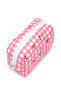 Zc263 Fabric Women's Makeup Bag Cherry Plaid - 3