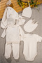 Ruffled 7-Piece Baby Girl Hospital Discharge Set - 5