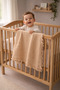 4 Layer Muslin Baby Blanket, 100X130 Tassel Detailed, Cotton, Breathable Soft Texture, Baby Blanket - 6