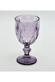 Glass 9x16.5cm Violet Goblets - 2