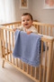 4 Layer Muslin Baby Blanket, 100X130 Tassel Detailed, Cotton, Breathable Soft Texture, Baby Blanket - 6