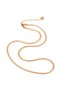 Flat Chain Necklace Gold Color Stainless Steel Minimal Stylish Women's Necklace