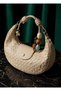B37112 Shoulder Bag Knitted Patterned Crossbody Bag Daily Stylish Handbag for Women - 5