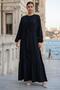 Tied Ayrobin Dress Black Ss2873 - 2
