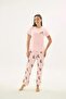 17537 Pink Love Teddy Bear Pajama Set'Mom and Daughter Pajama Set Can Be Made' - 5