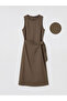Sparkling Choices from Shining Store Zero Roba Collar Belted Dress