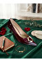 Genuine Leather Evening Dress Women's Shoes - 4