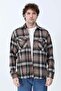 Men's Long Sleeve Double Pocket Lumberjack Shirt Beige - 508 - 4