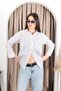 Women's Striped Pocket Shirt - 7