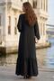 Tied Ayrobin Dress Black Ss2873 - 5