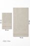 2 Piece Bath Towel Set Sude 70X140 + 50X85 cm - 5