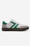 Double-Faced Flat Sole Lace-Up Women's Sports Shoes White Green - 2