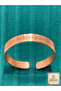 Inscription of Surah Surah Written Copper Bracelet