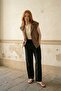 My Fashion Jacket with Collar and Pocket Detail Cotton Vest - 2