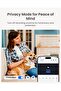 4MP 2K Indoor Camera E1, Plug-in Wireless WiFi 6 Security Camera, 360 Degree Pet Camera with - 5