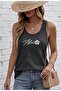 Sun and Sea Printed Women's Round Neck T-Shirt
