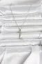 316L Steel Chain Silver Color Zircon Stone Mermaid Model Women's Necklace - - 2