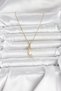 316L Steel Chain Gold Color Zircon Stone Mermaid Model Women's Necklace - - 2