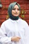 Gradient Pattern Anthracite-Gold Soft Cotton Shawl - 2