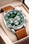Functional Leather Cord, Steel Case Men's Wristwatch Bracelet Gift Taba Sdslz006 - 4