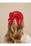 Girl's Atatürk Signed Hair Clip with Moon and Star Detail - 4