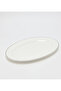 New Bone China 35x35cm White/Silver Platters - 2