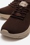 Rubber-Soled Men's Knitwear Sports Shoes Brown - 3