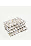 cotton 43x43cm White/Silver Napkin - 2