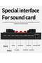 V8S Live Sound Card Bluetooth Sound Mixer Board 3.5mm Audio Interface Live Sound Card with 16 Sound - 2