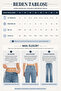 Vintage Women's Y2K Special Design Flare Jeans - 4