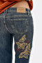 Vintage Women's Y2K Special Design Flare Jeans - 5