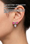 Klips Premium Earrings Barbie Bow Zircon Stone No Piercing Required - 2