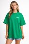 Unisex Oversize Green T-Shirt with Believe Text Print 100% Cotton Casual Streetwear T-Shirt for Women and Men - 2
