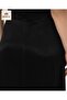 Satin Long Skirt High Waist Flowy Straight Cut Casual & Stylish - 4