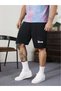 Men's Black Shorts – Above Knee, Modern Fit, 20/150 Regenerated Fabric, Casual & Sports Shorts - 6